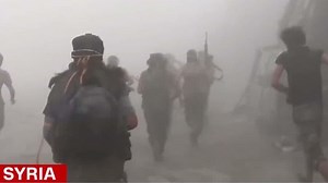 New footage shows intense firefight in Syria