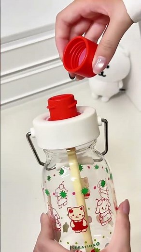 Unboxing 🍓 | Cute Glass Cup 🍓✨ INS Aesthetic Vibes!