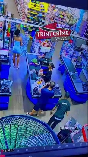 Supermarket Security Footage Exposes Alleged Theft at Caura Junction