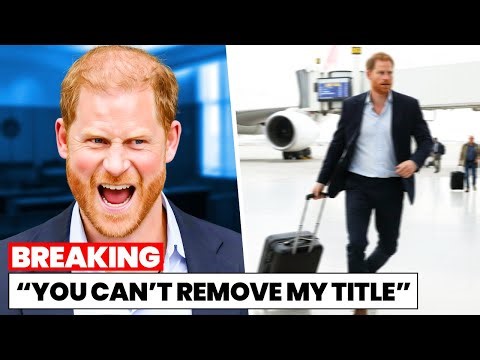 1 MIN AGO: Prince Harry Rushes Back To UK After Palace’s SECRET Strip Order!