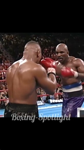 Mike Tyson Was Dominating... Until Holyfield Shocked the World 😱🥊#BoxingShorts