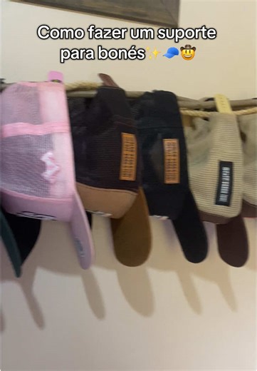 Como Fazer um Suporte para Bonés de Forma Criativa