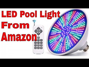 LED Pool Light from Amazon (Color Changing, Review, Mopzlink)