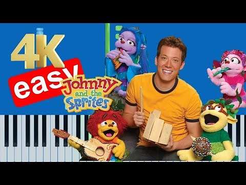 Johnny and The Sprites Theme Song (Easy) Piano Tutorial 4K