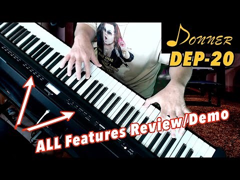 Donner Electric Piano - DEP-20 - Complete Review, Demo, and Unboxing