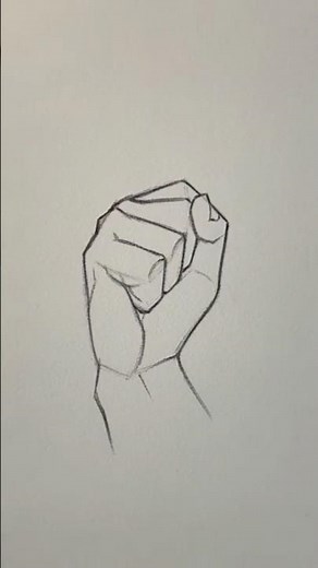 How to Draw Fists #howtodraw #draw #drawing #drawingtutorial #hand #fist #art #shorts