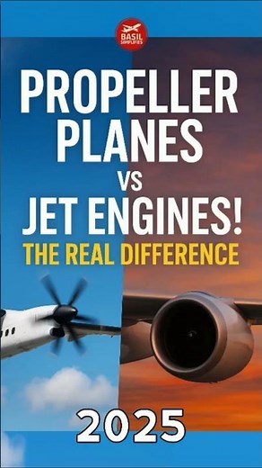 Propeller Planes vs Jets Engines ✈️ The Real Difference