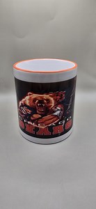 Custom 11oz Coffee Cup. the Chicago Bears is on the Cup, It's Durable,dishwasher and Microwave Safe. - Etsy
