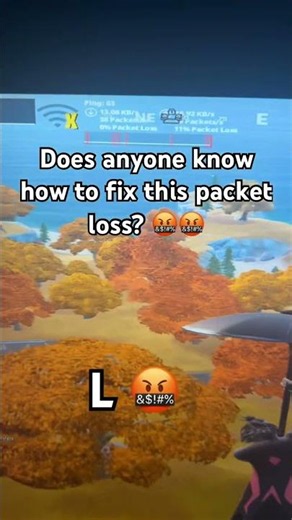 Does anyone know how to fix packet loss? Please help I’m sick and tired of lagging #shorts #help