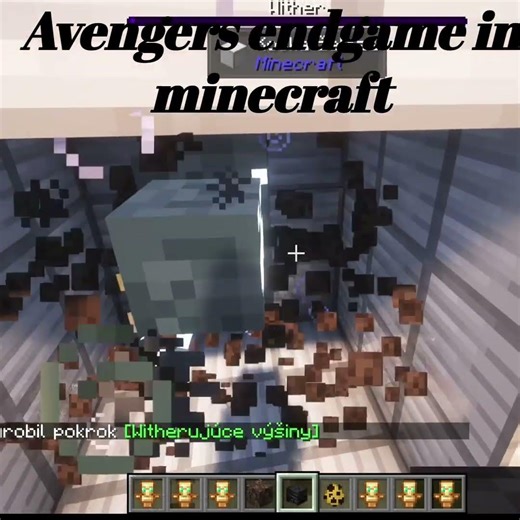 Avengers Endgame In Minecraft #shorts