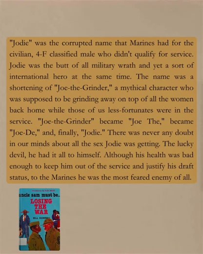 SemperRead on Instagram: "Chronicles of Jody #MarineCorps #Jodie #MilitaryHistory #Cadence #USMC #SemperFi #MarineTradition #BootCampLegends #MilitaryCulture #SemperRead"