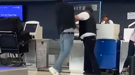 Airport fight between United agent and ex-NFL player passenger goes viral