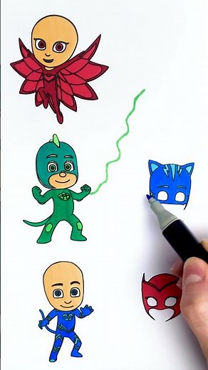 Color Match Challenge with PJ Masks! 🎨 Fun DIY Game for Kids
