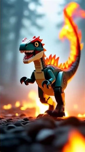 Fire Dinosaur 🔥🦖 Epic Monster Scene!