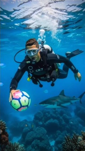 Messi & Ronaldo Shock The Ocean ⚡🌊 Football Battle