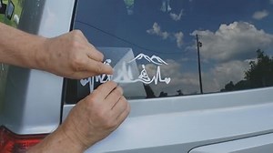 Watch Sample Video of How To Apply Decal To Car Window on Amazon Live