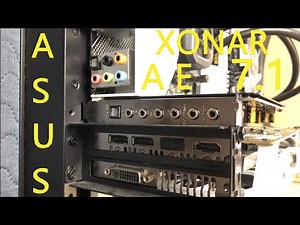 ASUS XONAR AE Installazione