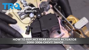 How To Replace Rear Liftgate Actuator 2000-06 Chevy Tahoe