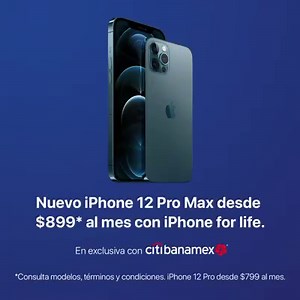 El nuevo iPhone 12 Pro Max disponible en iShop, desde $899* al mes con iPhone for life. Más información: https://bit.ly/2K5xuxM | iShop Mixup
