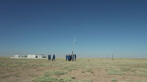 Preparing for a rocket launch - Free Stock Video