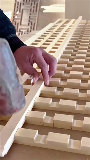 Assembling A Complex Wooden Lattice Using Half-Lap Joints