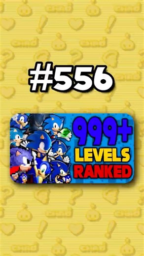 Number 556 - Ranking ALL 999+ Sonic Levels from Worst to Best #sonicthehedgehog