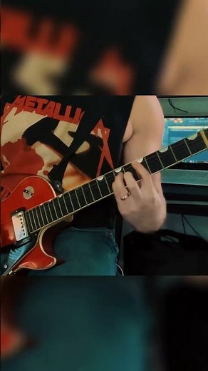 Four Horsemen Guitar Riff ⚡ Metallica Cover