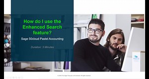 Here is a tip on the usage of Enhanced search on Sage Pastel Partner Accounting. | Techzam Limited