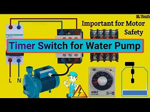 Float Switch with Timer Connection | Timer Switch for Water Pump | How to set Timer for Water Pump