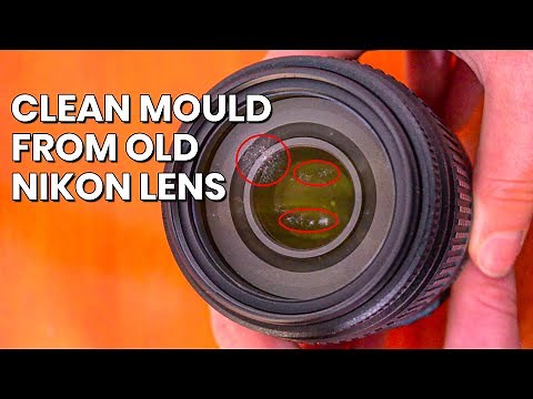 Clean Mould from Inside an Old Nikon Camera Lens