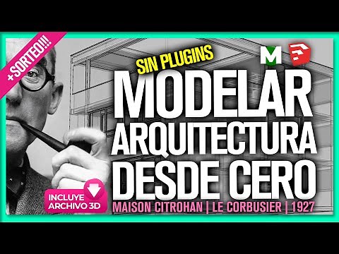 🔻Modeling in SketchUp 🔻 Architecture from scratch 🔻 Without plugins 🔻