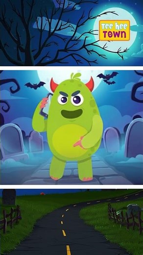 3 Skeletons Were Riding On A Bus - Crazy Skeletons #shorts #teeheetown #halloweensongs