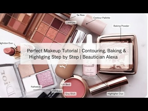 Perfect Makeup Tutorial | Contouring, Baking & Highlighting Step by Step | Beautician Alexa