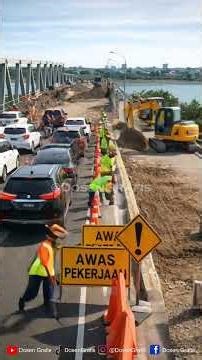 Video Timelapse Pelebaran Jembatan Untuk Solusi Macet