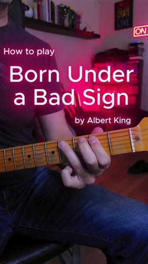 How to play Born Under a Bad Sing by Albert King. #bluesguitarlesson #guitarlesson #guitartutorial