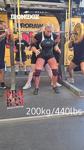 186K views · 1K reactions | Claire Anable squatting 200kg on her 2nd attempt at ProRaw14 | PTC Headquarters | Facebook