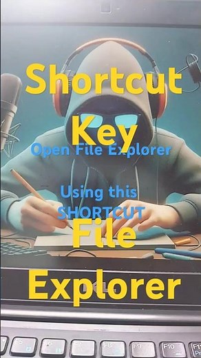 Open file explorer like a PRO Use Shortcut #computershortcut #windows #productivityhacks #technology