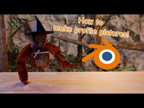 How to make profile pictures in blender!