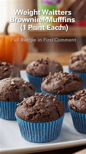 WEIGHT WATCHERS BROWNIE MUFFINS - POINTS PER MUFFIN = 1 "This recipe came to me by one of my co-workers today, Nina. It was given to Nina at one of our local Weight Watchers meetings. I hope you all enjoy this". Full Recipe in First Coʍmеոτ Enjoy ❤️👇 | W-W Recipes For Beginners