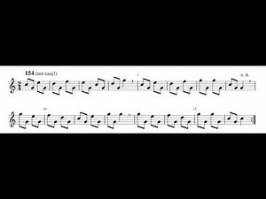 Alto recorder step by step, 10th lesson, exercises 144-163