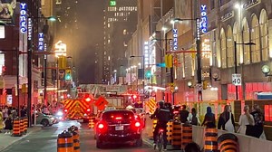 Plumes of smoke spotted near Toronto Eaton Centre after "multi-vehicle" fire