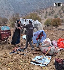 151K views · 1.4K reactions | Forced to Migrate in a Violent Storm ⛰️ Real Nomadic Family Survival in a Cave ️ | MTB biker | Facebook
