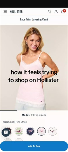 How it feels trying to shop on Hollister — why sizes sell out fast