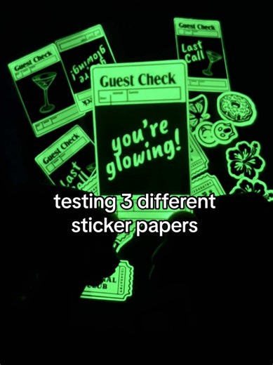 Testing Different Sticker Papers for Crafting Enthusiasts