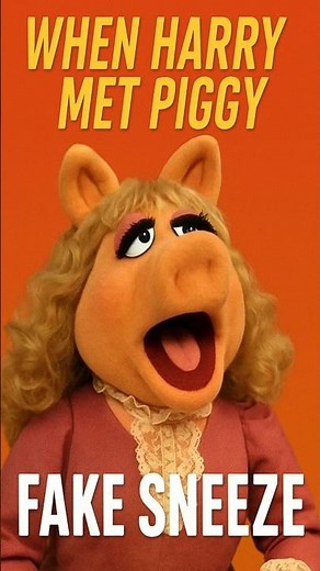 Miss Piggy's Hilarious Fake Sneeze at Dinner! 😂 | Muppets Tonight #shorts