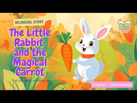 Bilingual Story: The Little Rabbit and the Magical Carrot | English Vietnamese Kids Story