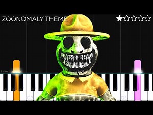 Zoonomaly Theme | EASY Piano Tutorial
