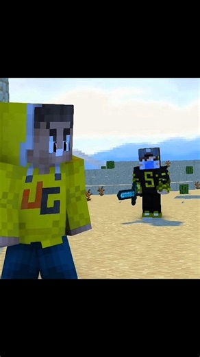 Minecraft fighting Animation Scene minecraft ##shorts