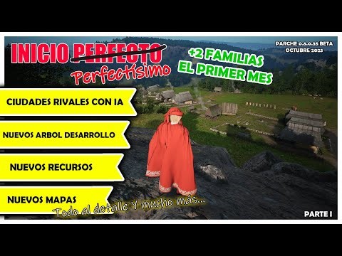 🚨MANOR LORDS - NEW PATCH🚨 - PERFECT START WITH 2 FAMILIES - AI BUILDS CITIES - TIPS & TRICKS