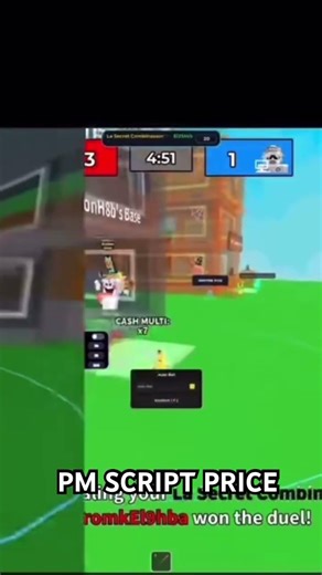 DUEL USING SCRIPT COMMENT FOR SCRIPT #roblox #viralhacks #robloxscript #stealabrainrot